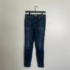 Women's Madewell 10-inch High Rise Skinny Blue Jeans